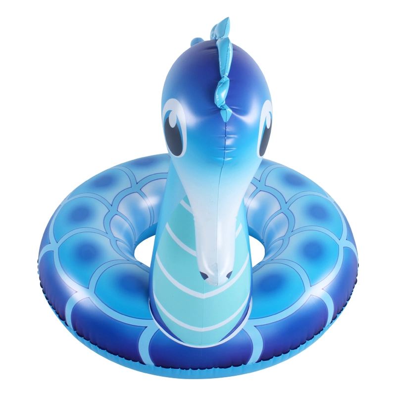 Inflatable Seahorse Swim Rings Pool Float Loungers